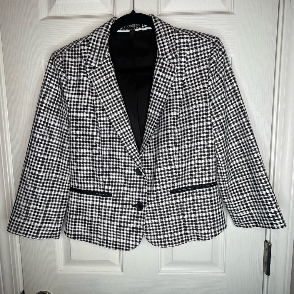 Express Plaid Blazer